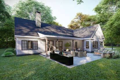 Modern Farmhouse House Plan #8687-00016 Elevation Photo