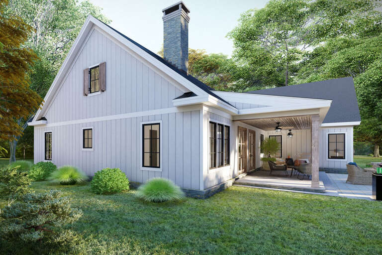 Modern Farmhouse House Plan #8687-00016 Elevation Photo