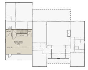 Bonus Room for House Plan #8687-00016