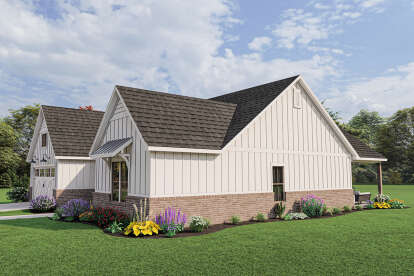 Modern Farmhouse House Plan #4534-00087 Elevation Photo