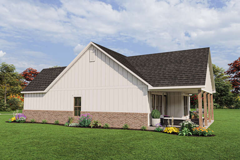 Modern Farmhouse House Plan #4534-00087 Elevation Photo