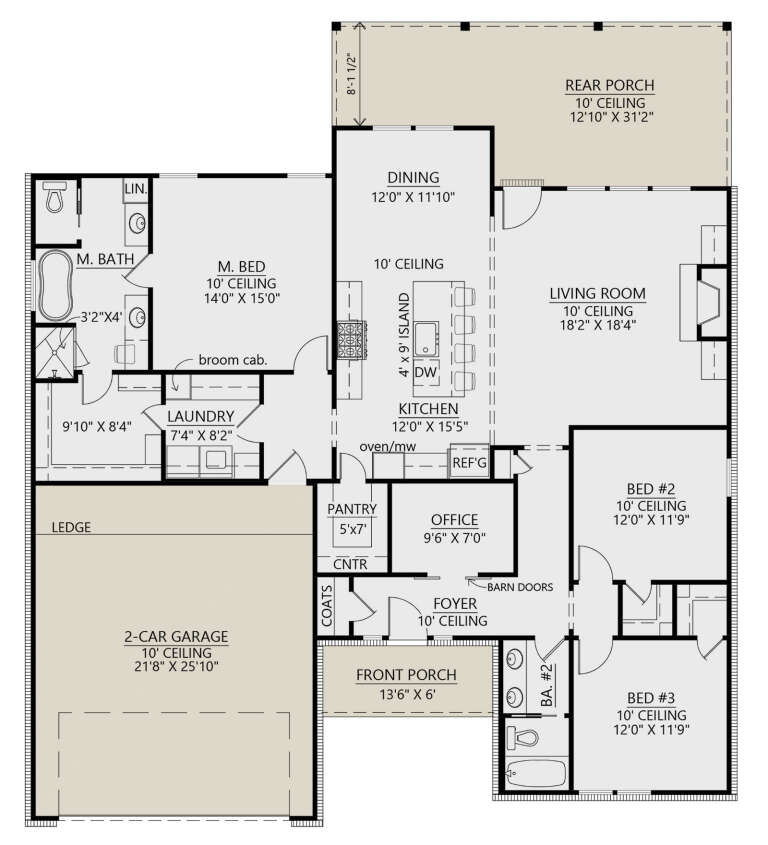 House Plan House Plan #27978 Drawing 1