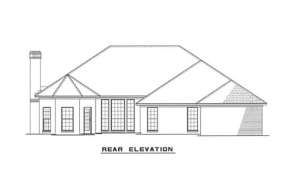 Traditional House Plan #110-00013 Elevation Photo