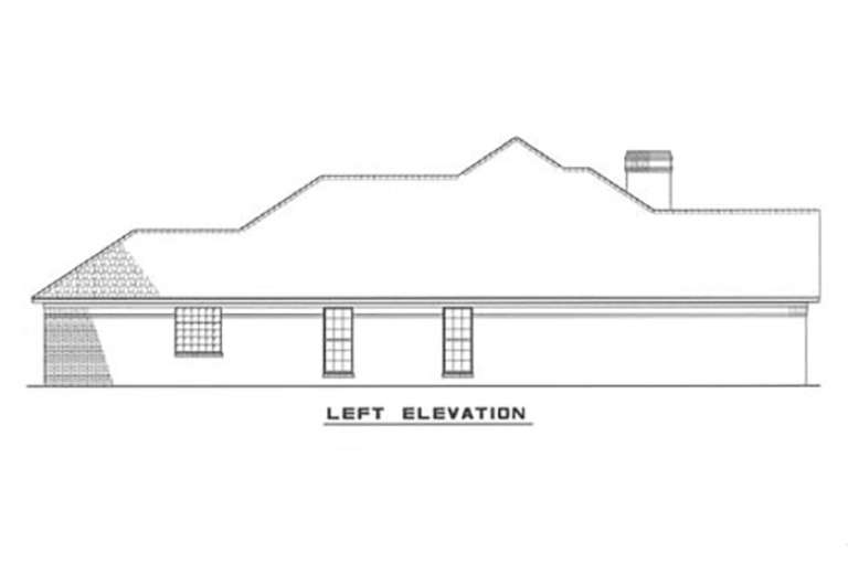 Traditional House Plan #110-00013 Elevation Photo