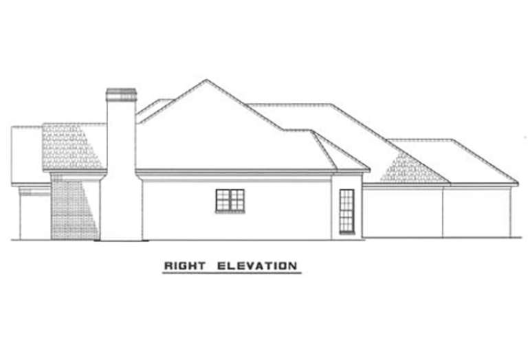 Traditional House Plan #110-00013 Elevation Photo