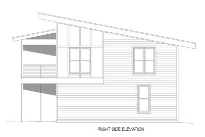 Modern House Plan #940-00656 Elevation Photo