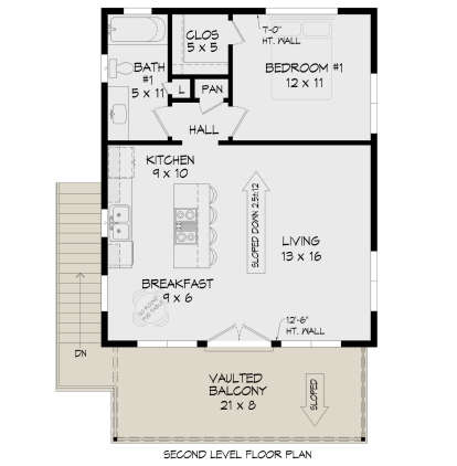Second Floor for House Plan #940-00656