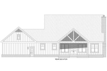 Modern Farmhouse House Plan #940-00657 Elevation Photo