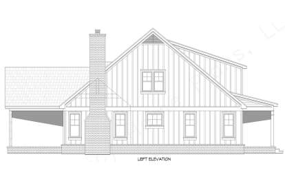 Modern Farmhouse House Plan #940-00657 Elevation Photo