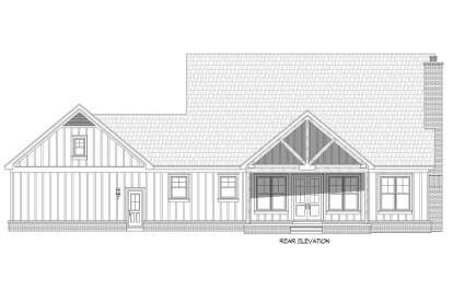 Modern Farmhouse House Plan #940-00658 Elevation Photo