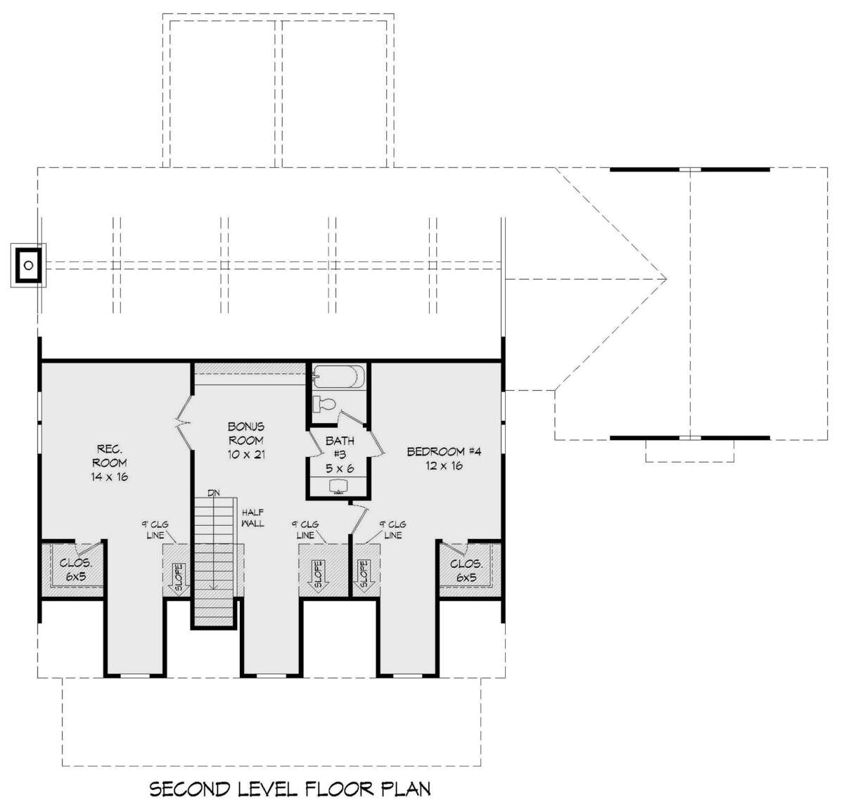 Second Floor for House Plan #940-00658
