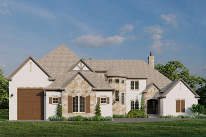 European House Plan #8318-00300 Elevation Photo