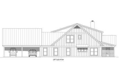 Modern Farmhouse House Plan #940-00659 Elevation Photo