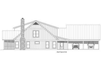 Modern Farmhouse House Plan #940-00659 Elevation Photo