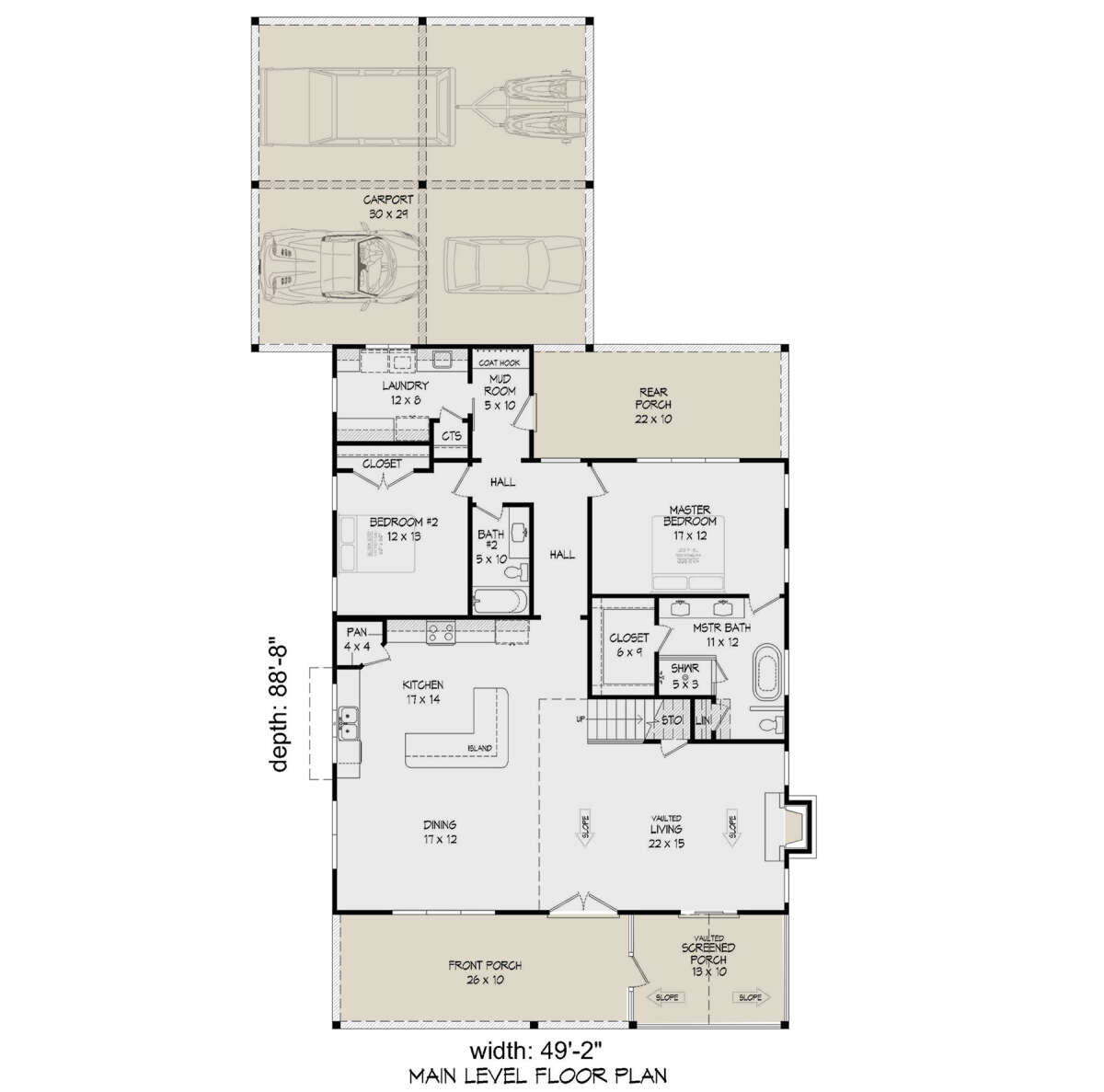 Main Floor  for House Plan #940-00659
