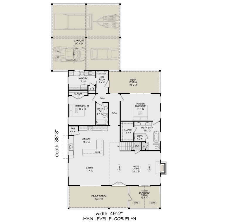 House Plan House Plan #27985 Drawing 1