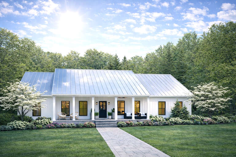 House Plan House Plan #27986 Angled Front Elevation