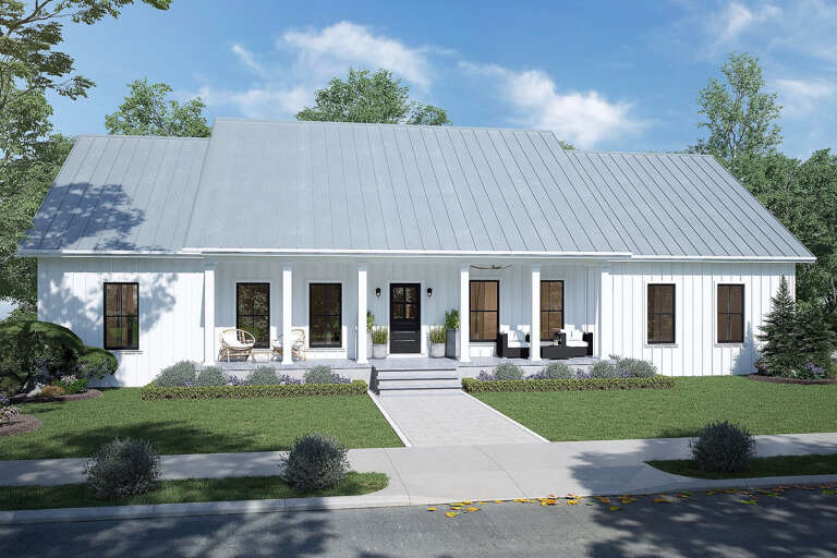 Modern Farmhouse House Plan #1776-00126 Elevation Photo