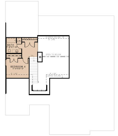 Second Floor for House Plan #8318-00301