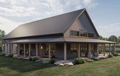 Barn House Plan #963-00692 Elevation Photo