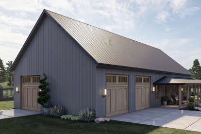 Barn House Plan #963-00692 Elevation Photo