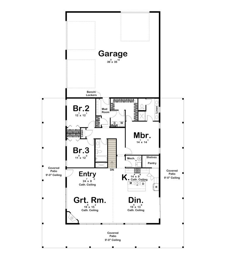 House Plan House Plan #27988 Drawing 2