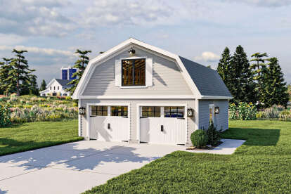 House Plan House Plan #27989 Angled Front Elevation