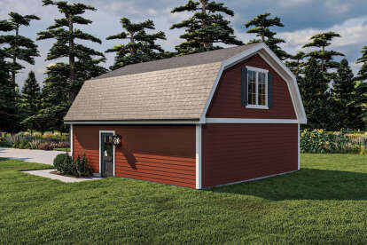 Barn House Plan #963-00693 Elevation Photo