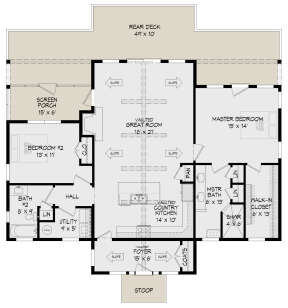 Main Floor  for House Plan #940-00660