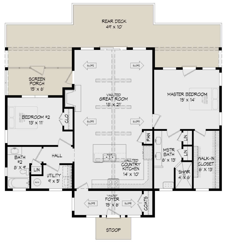 House Plan House Plan #27990 Drawing 1