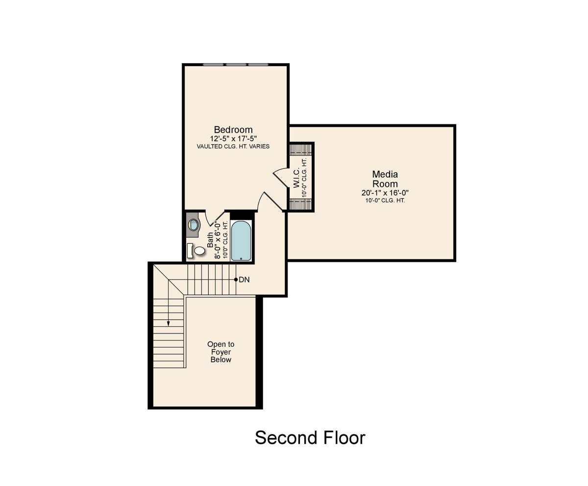 Second Floor for House Plan #5995-00018