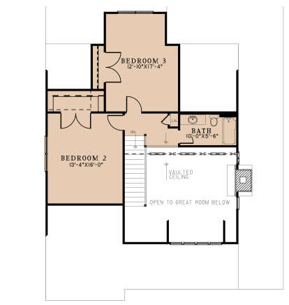 Second Floor for House Plan #8318-00303