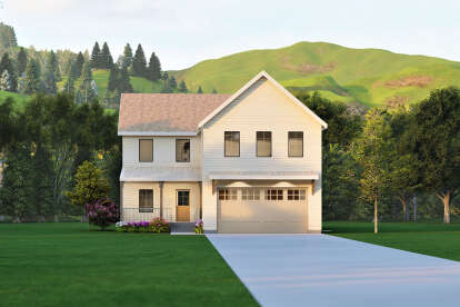 Farmhouse House Plan #6422-00002 Elevation Photo