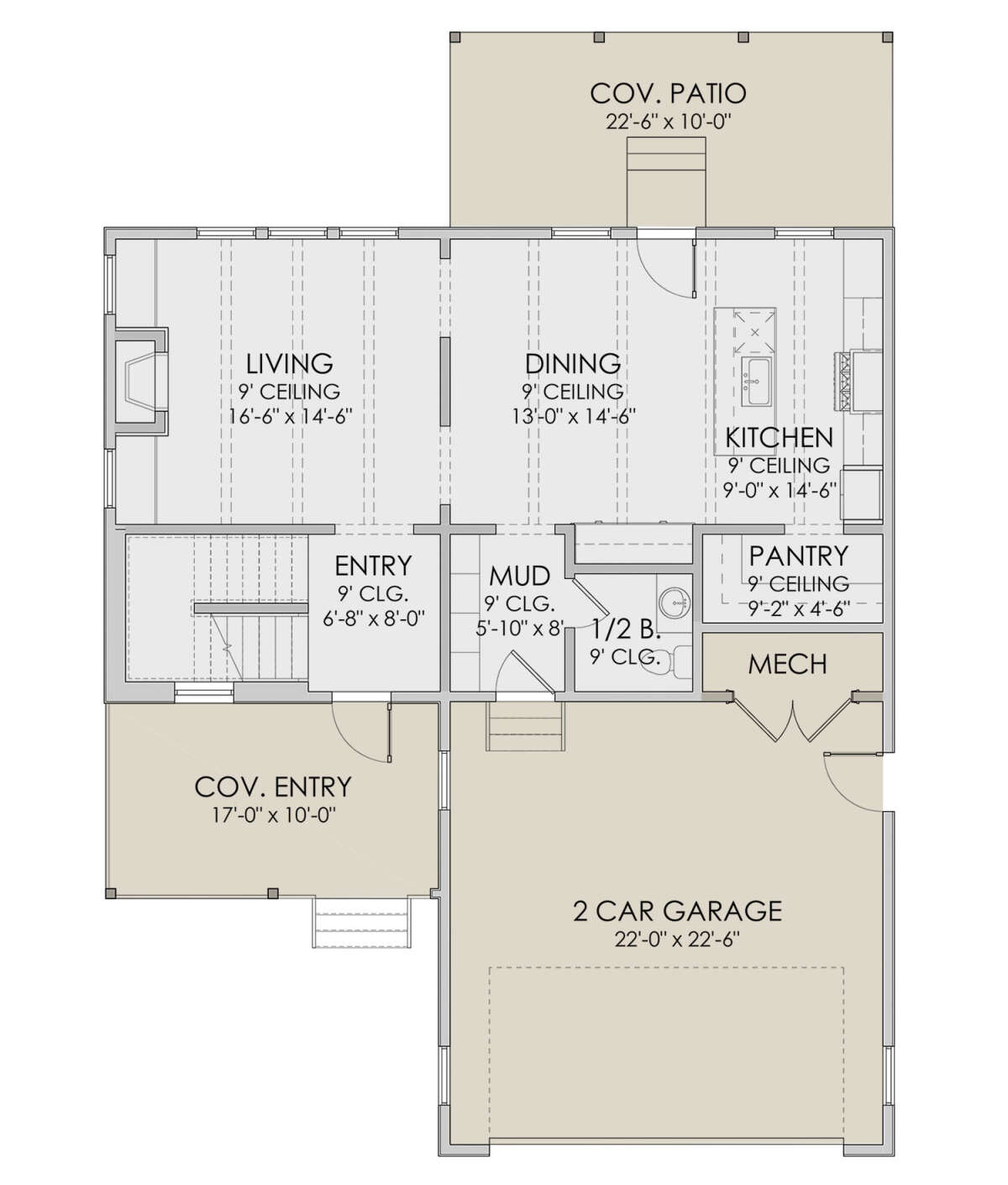Main Floor  for House Plan #6422-00002