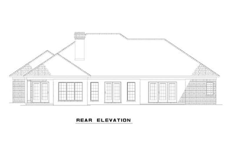 European House Plan #110-00015 Elevation Photo