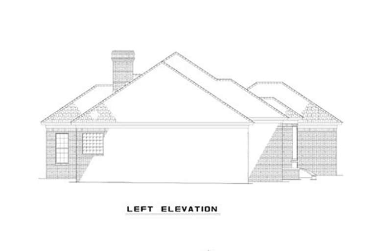 European House Plan #110-00015 Elevation Photo