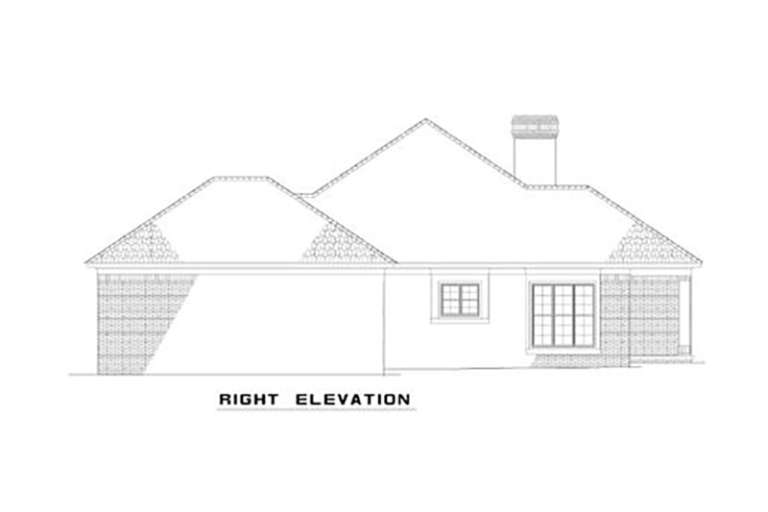 European House Plan #110-00015 Elevation Photo