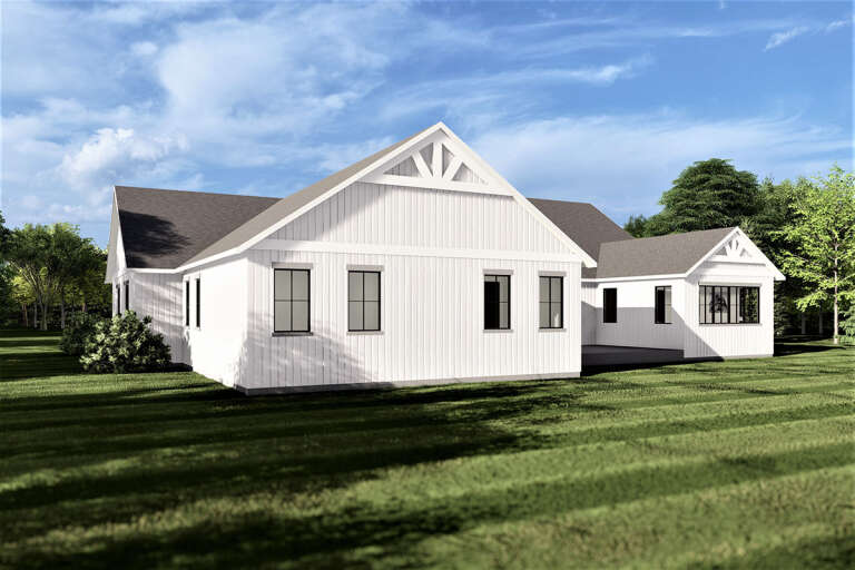 Modern Farmhouse House Plan #6422-00003 Elevation Photo