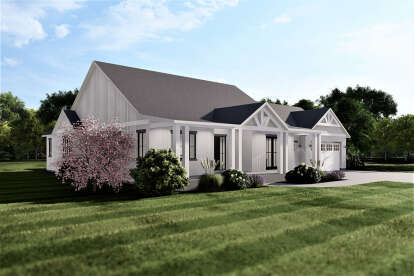 Modern Farmhouse House Plan #6422-00003 Elevation Photo