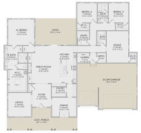 Main Floor  for House Plan #6422-00003