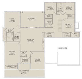 Walkout Basement for House Plan #6422-00003