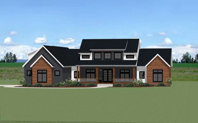 House Plan House Plan #28001 Angled Front Elevation