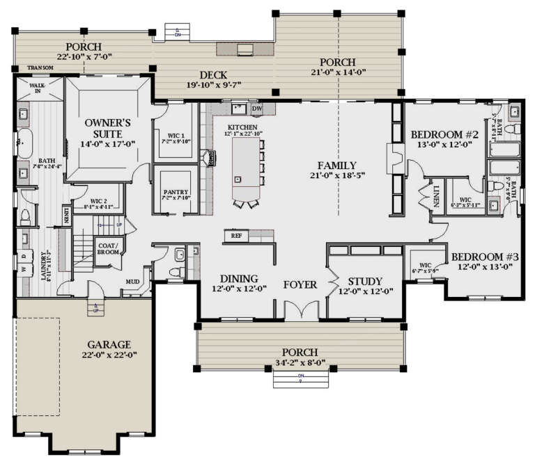 House Plan House Plan #28001 Drawing 1