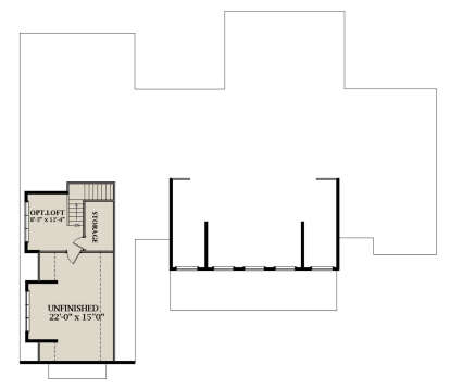 Optional Second Floor for House Plan #6849-00134