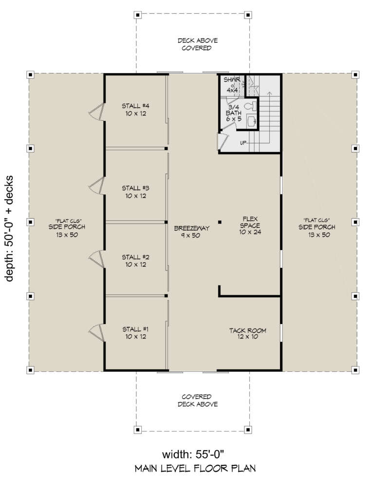House Plan House Plan #28002 Drawing 1