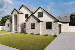 Contemporary House Plan #2802-00185 Elevation Photo