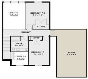 Second Floor for House Plan #2802-00185