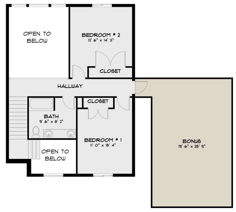 House Plan House Plan #28003 Drawing 2