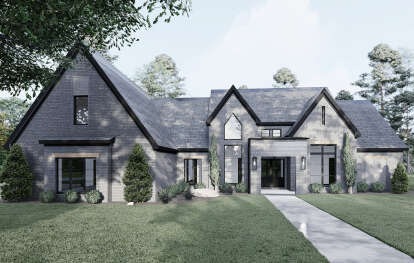 European House Plan #8318-00304 Elevation Photo