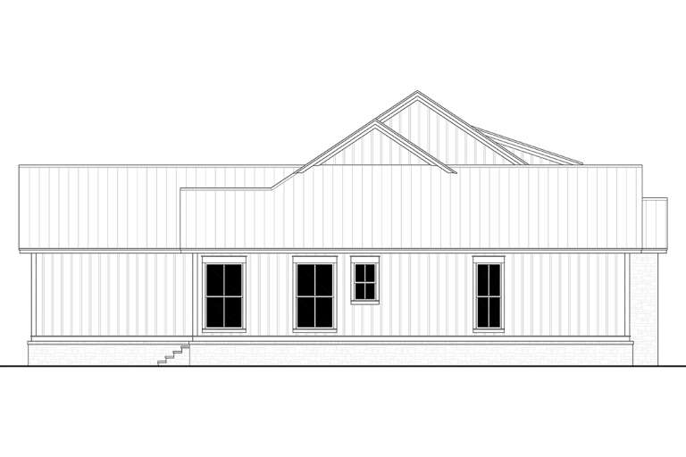 Modern Farmhouse House Plan #041-00310 Elevation Photo